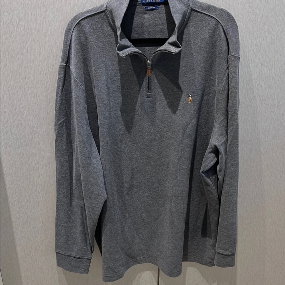 Polo by Ralph Lauren Men's Gray Pullover Shirt